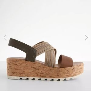 IGUC Sorel Cameron Slingback Leather Sandal